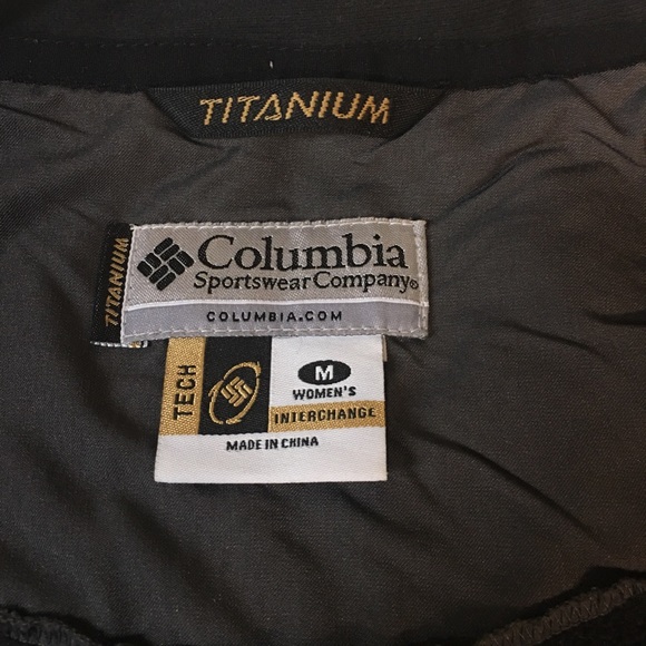 Columbia Titanium Interchange Soft Shell Black Jacket - Picture 6 of 9
